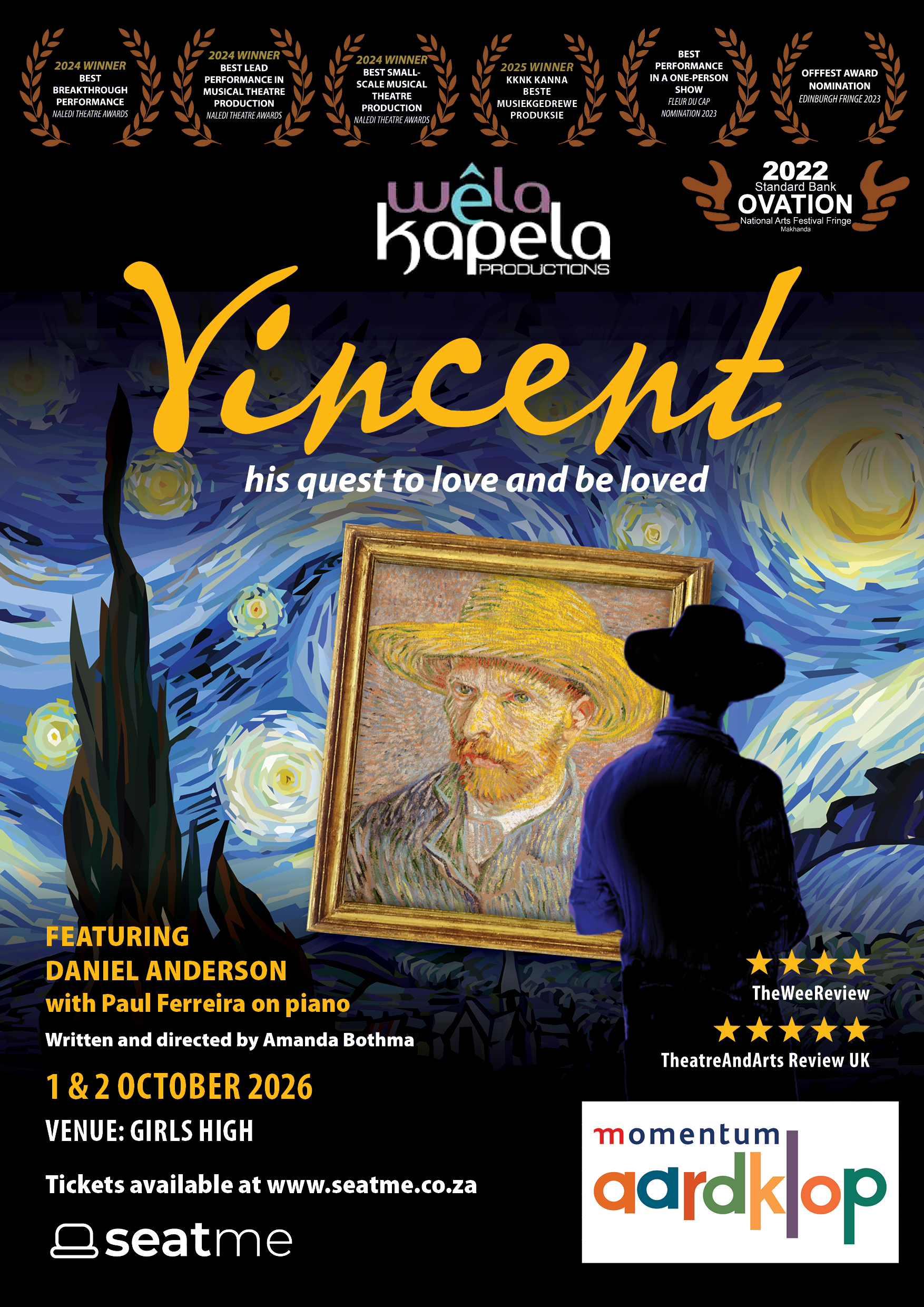 Vincent Aardklop Poster Oct 2026
